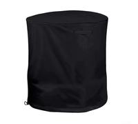 CWOQOCW Housse de protection pour déchiqueteuse de jardin en tissu Oxford 210D imperméable à la poussière et aux UV avec ourlet élastique Noir