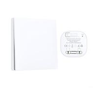 CWOQOCW Interrupteur sans fil à piles avec générateur auto-alimentation, télécommande étanche pour plafonnier en matériau ABS pour maison et jardin (1-1)