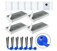 CWOQOCW Kit d'accessoires pour aspirateur ECOVACS pour DEEBOT X12 OmniCyclone X12 Pro T90 pour aspirateur OMNI, 6 brosses latérales, 6 sacs à poussière, 4 filtres HEPA, entretien ménager