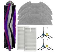CWOQOCW Kit de balai à franges pour Eureka NERE10s E10S, pour M9, pour Obode A8, avec brosse latérale principale, filtre et pièces de rechange (A)