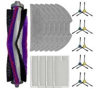 CWOQOCW Kit de Balai à Franges pour Eureka NERE10s E10S, pour M9, pour Obode A8, avec Brosse latérale Principale, Filtre et pièces de Rechange (B)