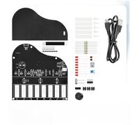 CWOQOCW Kit de piano électronique à faire soi-même pour étudiant, circuit imprimé pratique à souder avec composants, projet éducatif STEM pour apprendre les principes du circuit et la musique