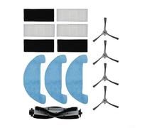 CWOQOCW Kit de pièces de rechange pour aspirateur robot Venga VG RVC 3000 - Brosses latérales, brosse roulante, chiffons de serpillère, filtres