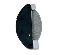 CWOQOCW Kit de remplacement pour cadre de serpillère avec tampon en microfibre pour aspirateur Cecotec pour robot Conga 7690, noir