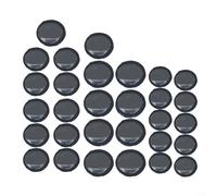 CWOQOCW Kit de réparation de pneus, lot de 30 patchs en caoutchouc avec rouleau, 3 tailles (34/42/58 mm) pour voiture, camion, moto, vélo électrique