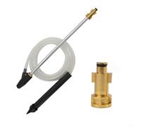 CWOQOCW Kit de tige de sablage et de buse pour nettoyeur haute pression Karcher, 8 embouts avec connecteur, outil de retrait de peinture antirouille robuste pour projets de nettoyage sur béton (style