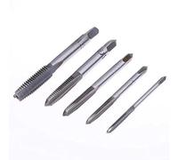 CWOQOCW Kit d'outils de filetage avec poignée en T à cliquet et 5 tarauds à vis métriques M8 pour utilisation en atelier (5 tarauds à vis)