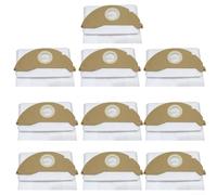 CWOQOCW Lot de 10 sacs filtrants pour aspirateur, sacs à poussière en textile WD2 A2004