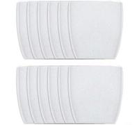 CWOQOCW Lot de 12 filtres à poussière compatibles avec HiKOKI A-43963 A-50728 R10DL, accessoires de rechange pour aspirateur humide et sec