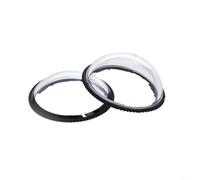 CWOQOCW Lot de 2 capuchons de protection pour objectif Insta360 X4 Air, légers et résistants aux rayures pour le rangement et le transport, noir