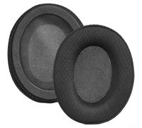 CWOQOCW Lot de 2 coussinets en cuir protéiné pour écouteurs Denon AH-D1100 et NC800, coussinets de rechange de qualité supérieure pour une écoute confortable, isolation phonique, noir (B)