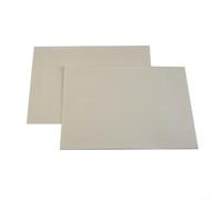 CWOQOCW Lot de 2 feuilles d'isolation ignifuges en fibre de céramique haute température 3 mm A4 21 x 29 cm pour poêle à granulés, poêle à bois, four, chaudière
