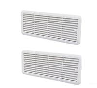 CWOQOCW Lot de 2 grilles d'aération pour camping-car Thetford - 83 mm x 186 mm - 62445480 (2 pièces) - Blanc