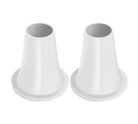 CWOQOCW Lot de 2 réducteurs de cône en caoutchouc de rechange pour Pentair GW9000 GW9015 pour nettoyeur de piscine KREEPY Krauly SandShark, adaptateur blanc de 76 cm, compatible avec Lil pour Shark et