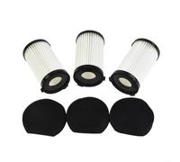 CWOQOCW Lot de 3 filtres + filtres en mousse pour aspirateur filaire pour Galaxy GL6255 DCG BS3070 pour aspirateur filaire Clatronic BS1306