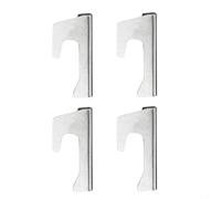 CWOQOCW Lot de 4 entretoises de barbecue en acier inoxydable pour brasero bouilloire grill poêle avec support de 5 cm de hauteur