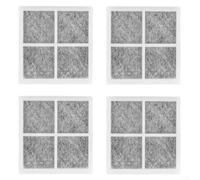 CWOQOCW Lot de 4 filtres à charbon actif pour réfrigérateur LG LT120F - Design compact - Gris - 81 x 81 cm