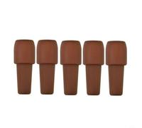 CWOQOCW Lot de 5 bouchons de bouteille de vin en silicone avec système de double joint, souple, flexible, hermétique, pour la plupart des bouteilles standard, cuisine, salle à manger, bar, accessoires