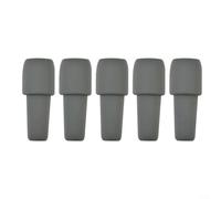 CWOQOCW Lot de 5 bouchons de bouteille de vin en silicone avec système de double joint, souple, flexible, hermétique, pour la plupart des bouteilles standard, cuisine, salle à manger, bar, accessoires