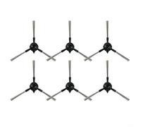 CWOQOCW Lot de 6 brosses latérales de rechange pour aspirateur robot Xiaomi pour MIJIA E5, outils de nettoyage des bords en nylon flexibles, construction robuste, ajustement sans outil, lot de 6/8/10