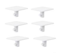 CWOQOCW Lot de 6 supports muraux en plastique blanc pour mixeur sur pied pour accessoires de cuisine