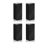 CWOQOCW Lot de 8 poids magnétiques robustes pour drapeau - Stabilisateurs magnétiques enveloppés de silicone pour drapeaux d'extérieur, bannières, rideaux (quelques noirs)