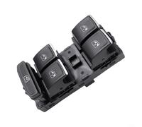 CWOQOCW Master Power Lève-vitre pour Golf MK7 GTI pour PASSAT B8 pour TIGUAN, remplace 5G0959857C 5G0959857A, contrôle intérieur de voiture en plastique noir