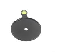 CWOQOCW Niveau à bulle ABS pour trépied 48 mm, 60 mm, 76 mm, précision pour niveau à bulle, accessoire pour appareil photo reflex numérique, tête de trépied, photographie - Noir (76 mm)