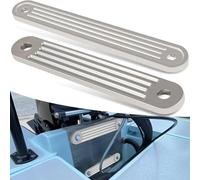 CWOQOCW Plaque de support de tableau arrière marine pour moteurs hors-bord, ensemble TSP-1 et TSP-2DP, fonte d'aluminium, 38,1 x 5,1 cm et 30,5 x 5,1 cm, montage moteur de bateau