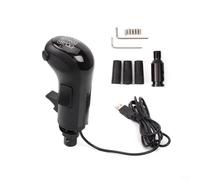 CWOQOCW Pommeau de levier de vitesse USB pour Logitech G25 G27 G29 G920 G923 TH8A, levier de vitesse haut-bas pour camion Euro SIM 2 pour PC AT
