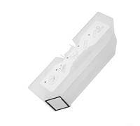 CWOQOCW Poubelle de rechange pour Roborock pour QREVO Curv Edge S5V, conteneur à poussière haute capacité avec canal anti-obstruction, loquet à dégagement rapide pour vider, design lavable pour