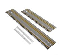 CWOQOCW Rail de guidage en aluminium extrudé pour toutes les applications de scie à voie et projets de travail du bois (1 paire de pinces)