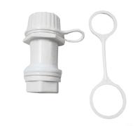 CWOQOCW Refroidisseurs de vidange filetés pour refroidisseurs Igloo de 50 à 165 QT, ensemble de vidange fileté anti-fuite, comprend un bouchon attaché et un joint en caoutchouc (1 lot)