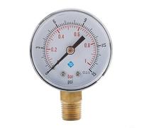 CWOQOCW Robuste 35,6 cm pour compteur de pression d'air à montage radial lectures précises (0-15 psi)