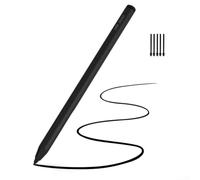CWOQOCW Stylet magnétique EMR pour Remarkable 2, technologie de rejet de paume 4096, sensibilité à la pression, 5 pointes remplaçables, fixation magnétique (noir)