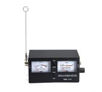 CWOQOCW SW-114 SWR Testeur de puissance de champ RF 3 en 1 pour radio CB 27-30 MHz avec portée 10 W 100 W et connecteur SO239