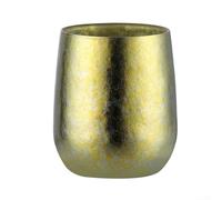 CWOQOCW Tasse isotherme en titane pour activités de plein air, design à double paroi pour garder les boissons chaudes ou froides (jaune, 120 ml)