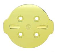CWOQOCW TC4 Support d'ordinateur de vélo en titane pour Bryton S810 S650, adaptateur sécurisé avec vis, base stable pour ordinateur de cyclisme (doré)
