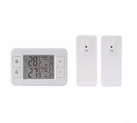 CWOQOCW Thermomètre de jardin sans fil pour intérieur et extérieur, moniteur électronique de température pour réfrigérateur, congélateur, cave à vin, camping-car