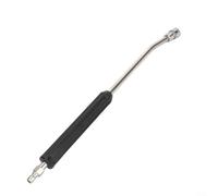 CWOQOCW Tige d'extension de lavage de voiture en acier inoxydable 40-55 cm haute pression avec connecteur coudé pour nettoyer les zones difficiles à atteindre (55 cm, noir)