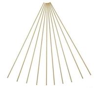 CWOQOCW Tiges de brasage en laiton, 25 tiges pour soudure en cuivre, carbone et alliage d'acier, plage de température 890 à 905 °C, idéales pour le bricolage et une utilisation professionnelle (2 mm)
