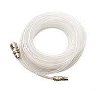 CWOQOCW Tuyau d'air industriel de 10 à 20 m, tube en EVA de 5 mm de diamètre intérieur avec raccords de connexion pour système de compresseur (15 mètres)