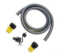 CWOQOCW Tuyau d'arrosage flexible de 1,9 cm ID 24,7 m de long en PVC robuste avec connecteur d'arrêt d'eau, haute pression, 150 psi, tous temps, pour l'irrigation de la cour et le lavage de voiture