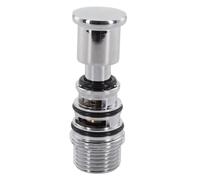 CWOQOCW Vanne de douche triple fonction à ressort pour salle de bain - En cuivre plaqué chrome - Contrôle du débit d'eau - Mélangeur de baignoire (A1001)