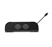 CWOQOCW Ventilateur de refroidissement pour Nintendo Switch 2 Dock Dual High Speed Fans avec 4 emplacements de rangement pour cartes de jeu, 3 réglages de la vitesse, alimenté par USB