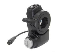 CWOQOCW Verrou de porte de scooter électrique noir avec interrupteur d'accélérateur compatible avec Kukirin pour G2 Master pour une conduite sûre