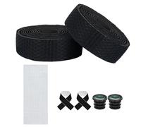 CWPFVQA 1 jeu de sangles de guidon, 8 autocollants réfléchissants, sangles de guidon de vélo, sangles antidérapantes, sangles en nid d'abeille, décoration de guidon de vélo de montagne, ruban à