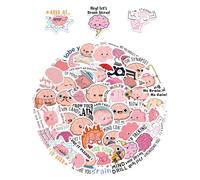 CWPFVQA 100 Autocollants Graffiti Cerveau, Autocollants Intéressants, Autocollants Graffiti Créatifs, Autocollants Décoratifs Mignons, des Scooters Et des Motos