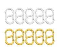 CWPFVQA 10Pcs Fermoir De Homard À Double Ouverture, Fermoir De Collier À Double Tête, Fermoir De Connecteur De Bijoux, Fermoir D’Extension De Bracelet, Fermoir De Fabrication De Bijoux De Bricolage