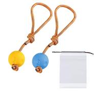 CWPFVQA 2 Jouets pour Chiens en Corde, 1 Sac De Rangement, Jouet De Remorqueur pour Chiens, Corde De Tir À La Corde, Balle Indestructible pour Chien, Balle pour Chien avec Poignée.